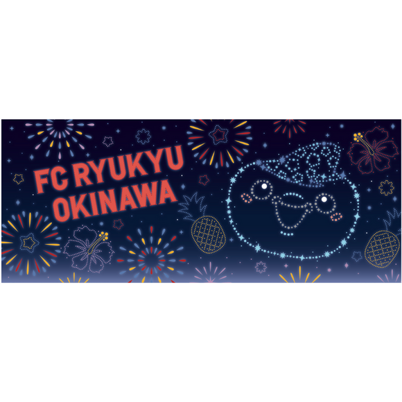 ジンベーニョ花火フェイスタオル