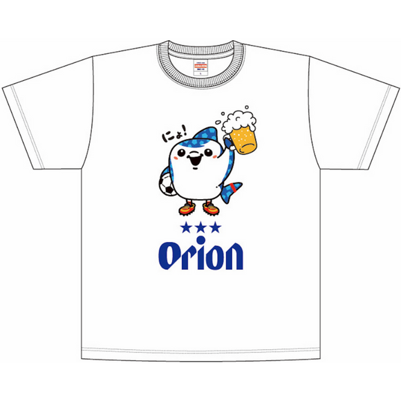 ジンベーニョ×オリオンビールコラボ Tシャツ2（ホワイト）