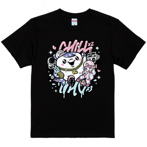 ちるちるにょにょにょTシャツ（ブラック）