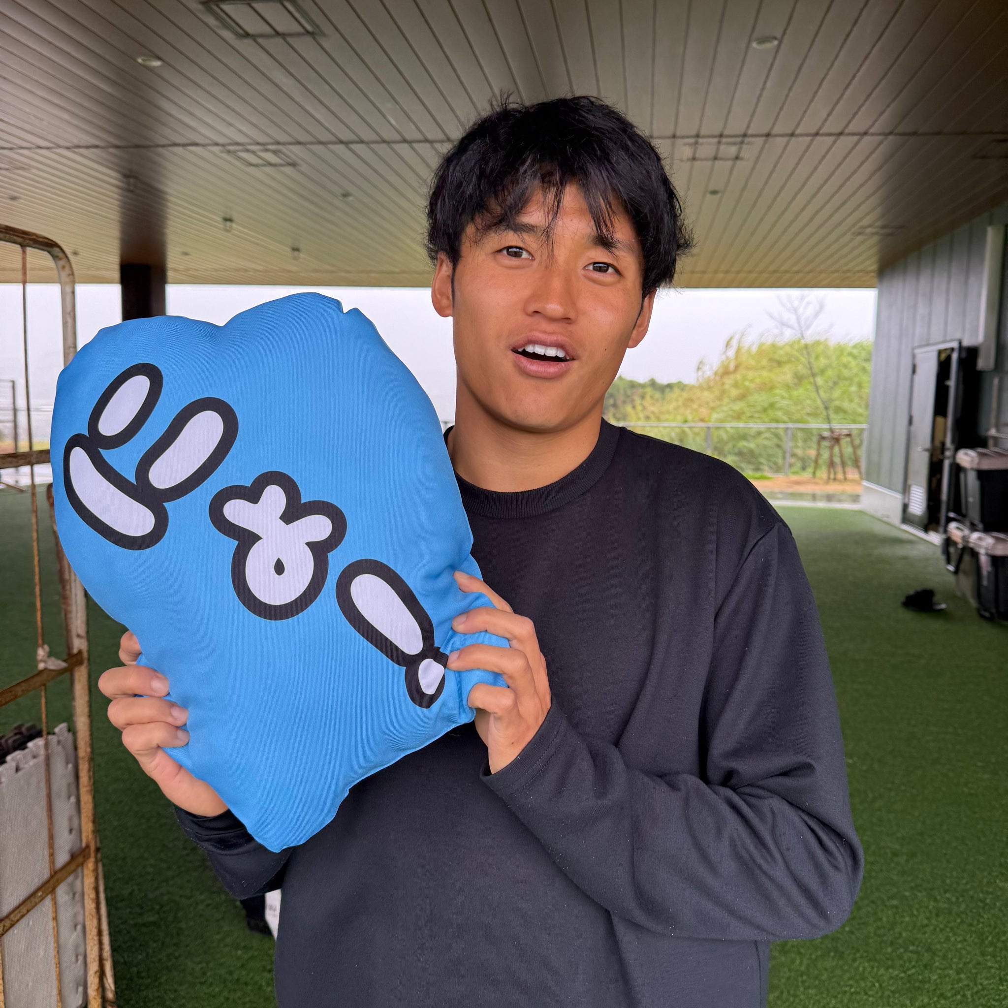 FC琉球 クッション バック2個 大ジンベーニョぬいぐるみ ラバー