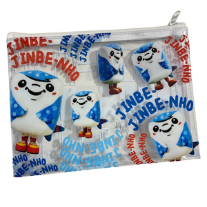 ジンベーニョがたくさん！フラットポーチ