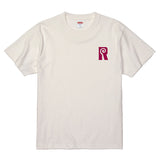 Rロゴ ・Tシャツ（バニラホワイト×ベンガラ）