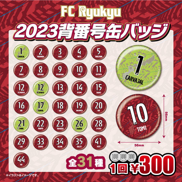 2023背番号缶バッジ（ブラインド） – FC琉球オンラインショップ